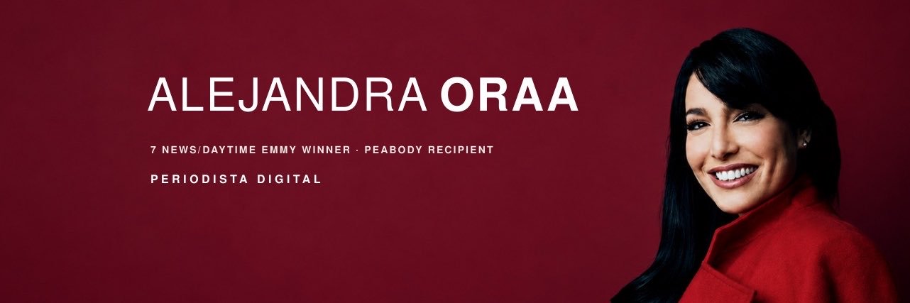 Alejandra Oraa's banner