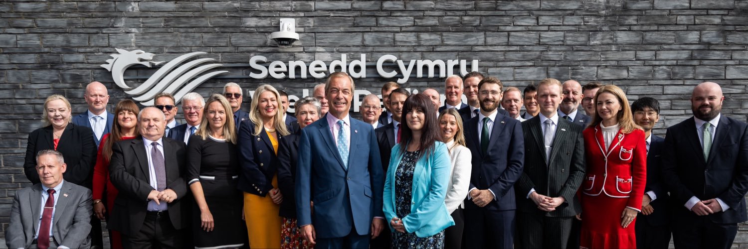 Reform UK Wales's banner