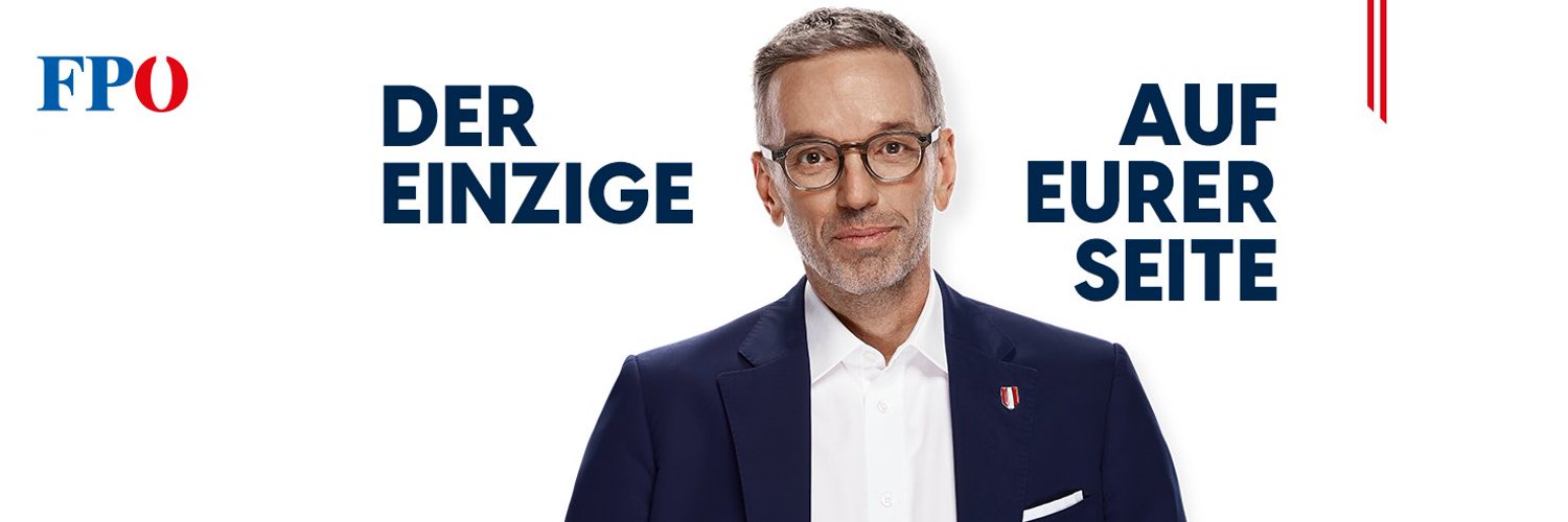 Herbert Kickl's banner
