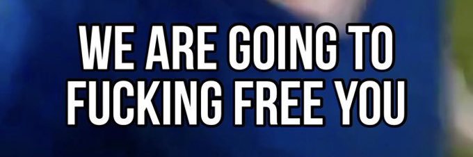 Censored Goebbels's banner