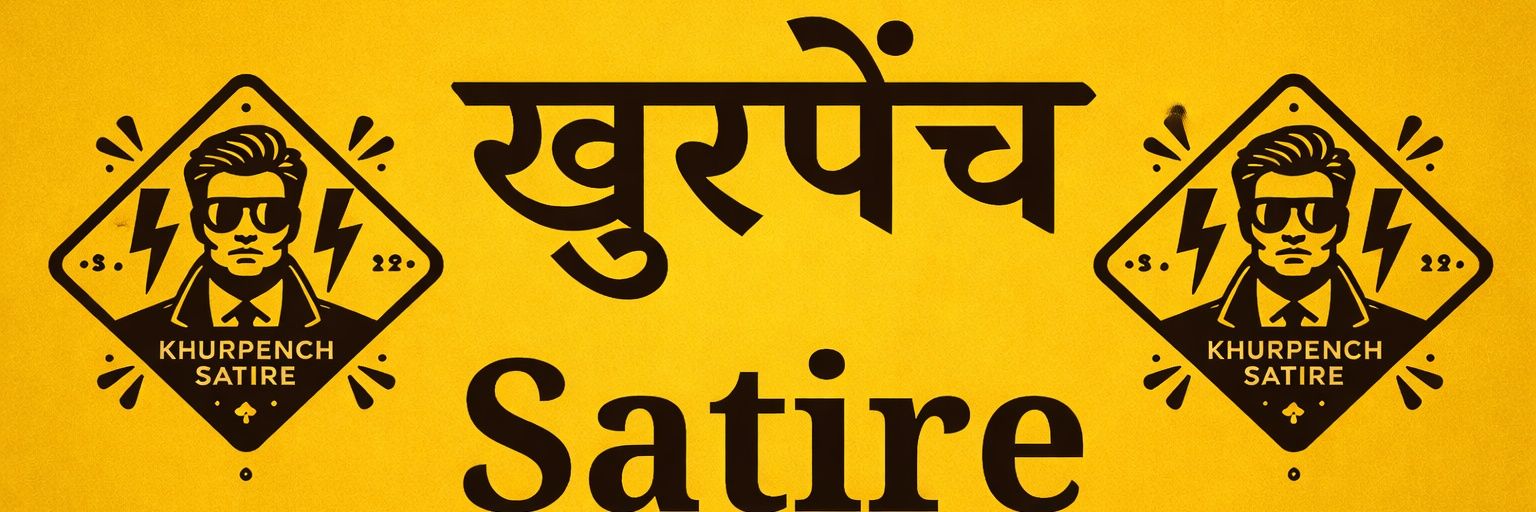 खुरपेंच Satire's banner