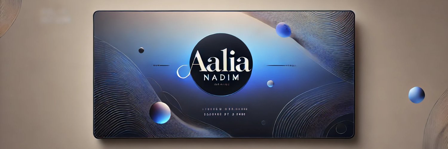 Aalia Nadim's banner