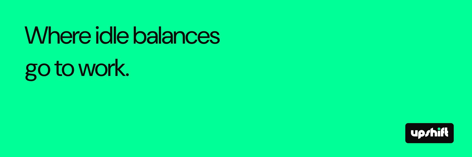 Upshift's banner