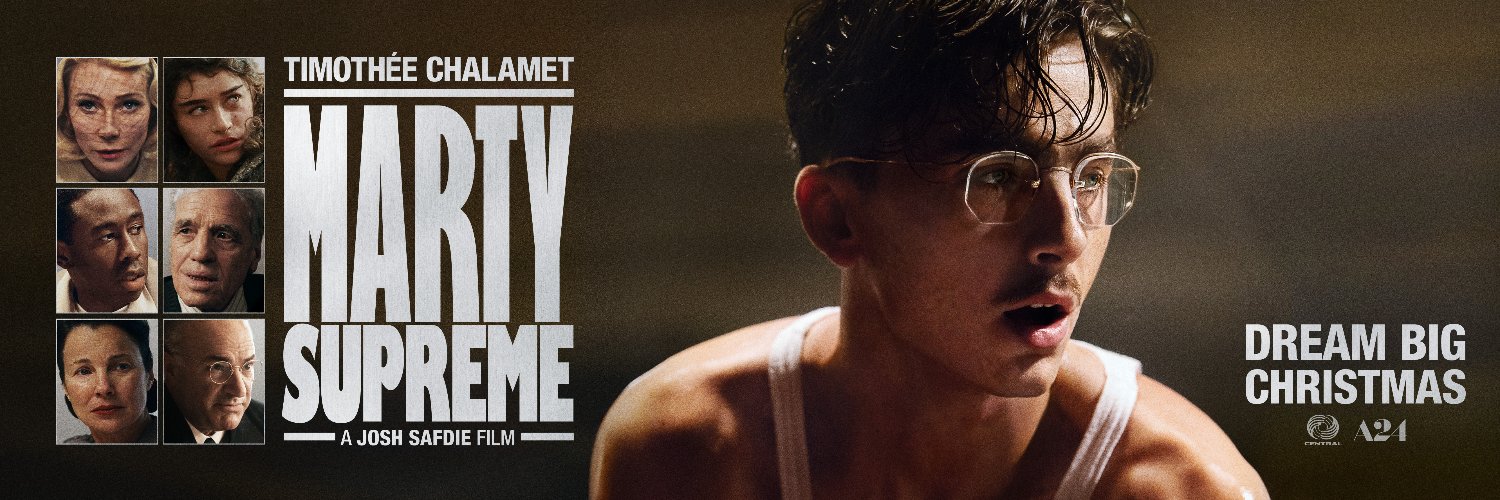 Marty Supreme's banner