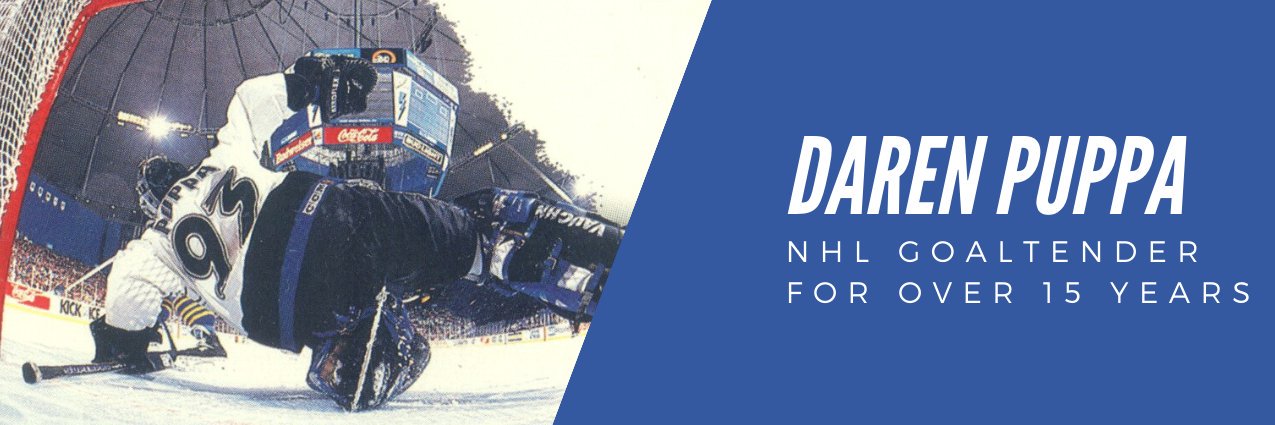 Daren Puppa, NHL's banner