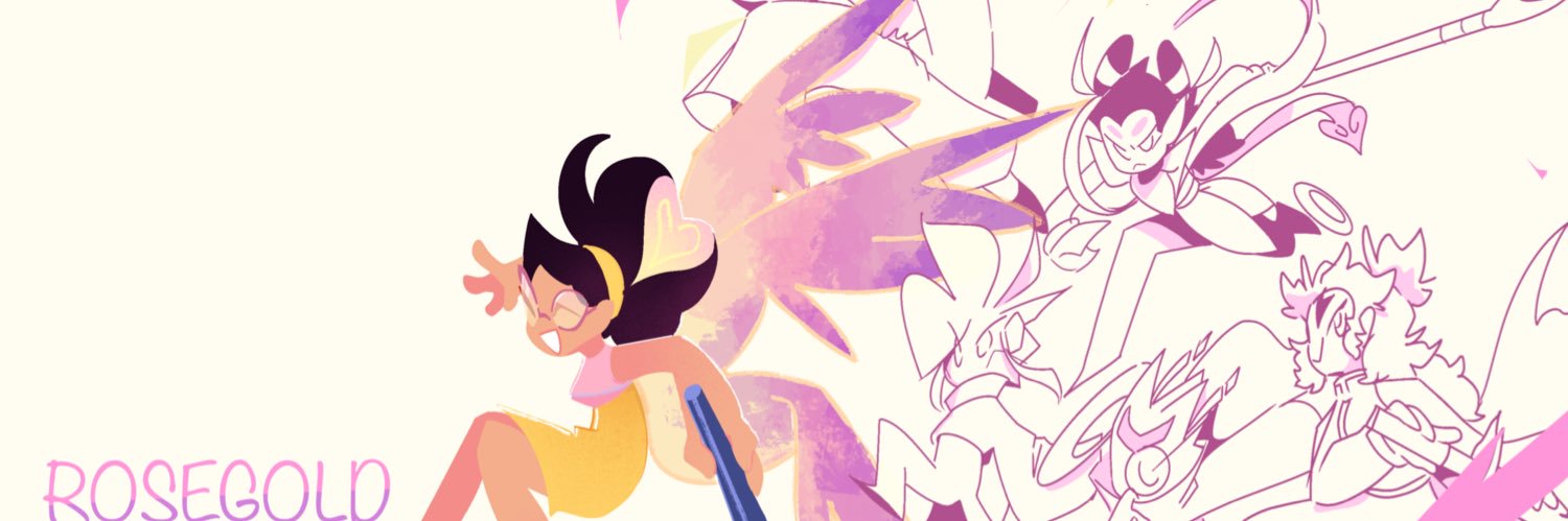 Rose gold's banner