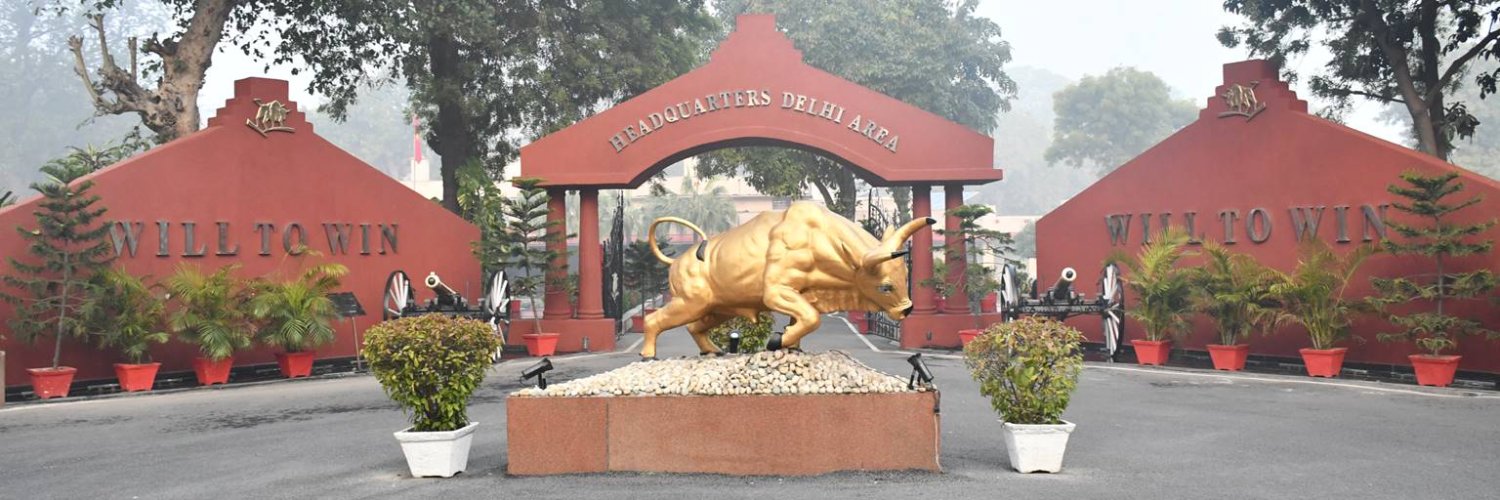 Delhi Area - Indian Army's banner