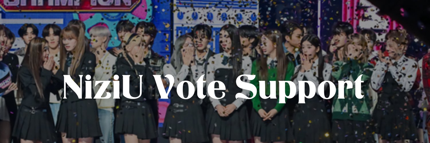 NiziU Vote Support's banner