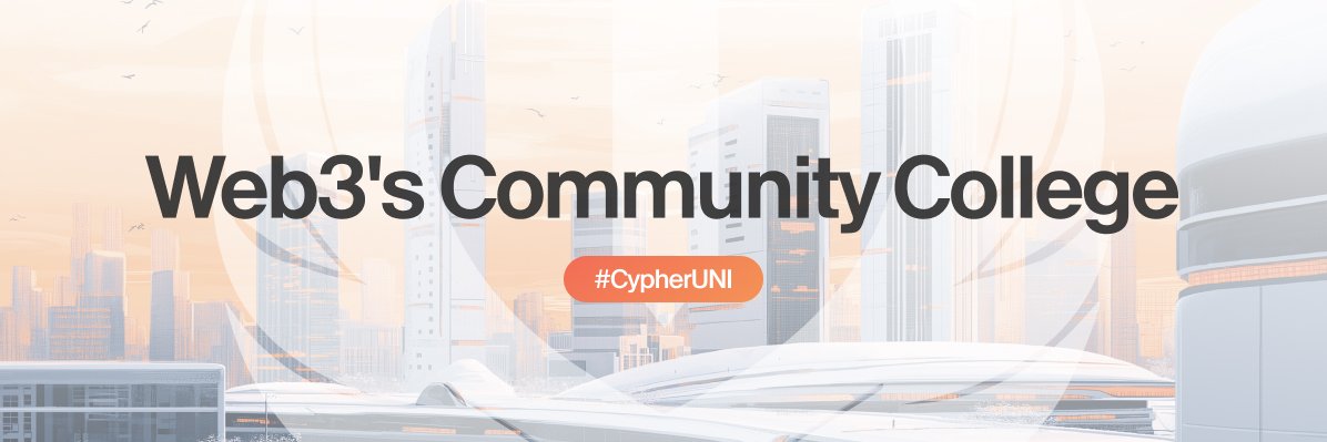 The Cypher University's banner