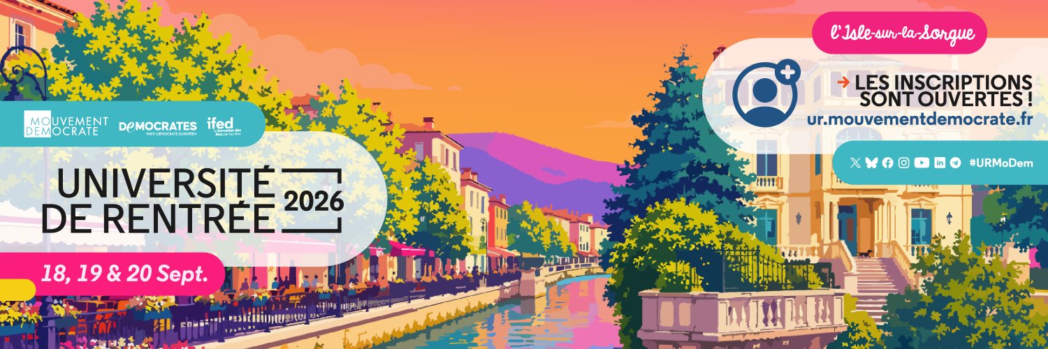 MoDem's banner