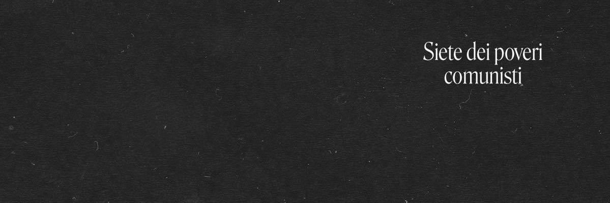 Poveri comunisti's banner