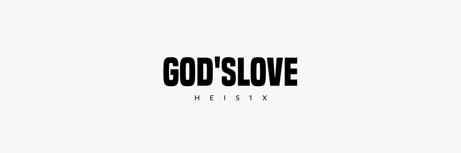 GOD’SLOVE | 1X's banner