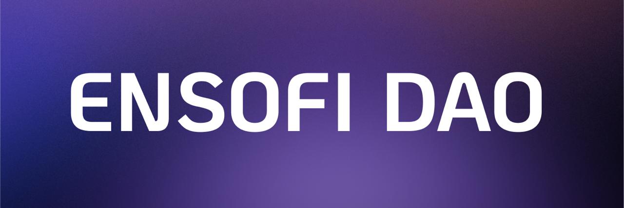 EnsoFi DAO's banner