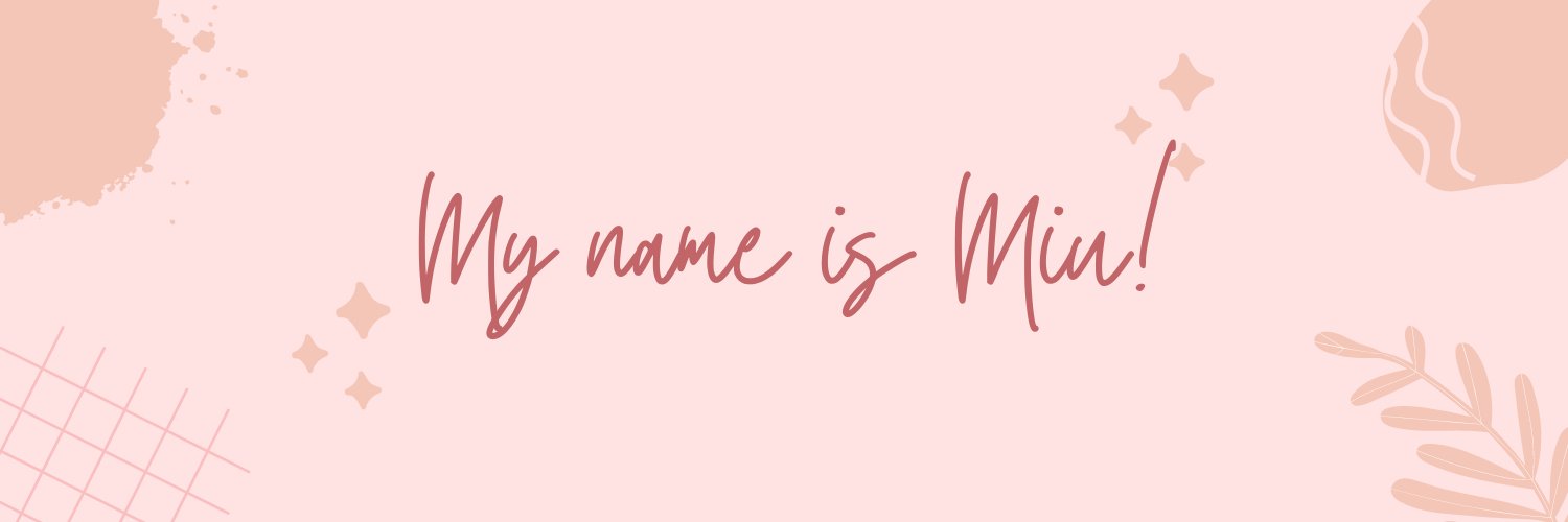 美羽（みう）'s banner