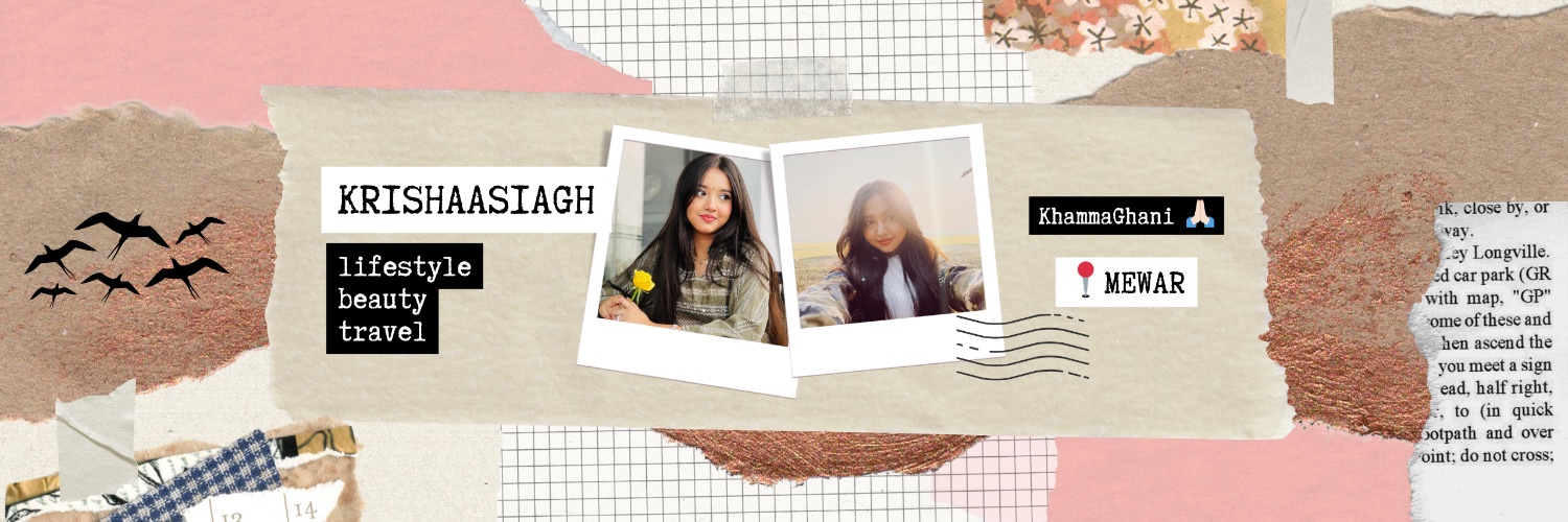 Krisha 🌸's banner