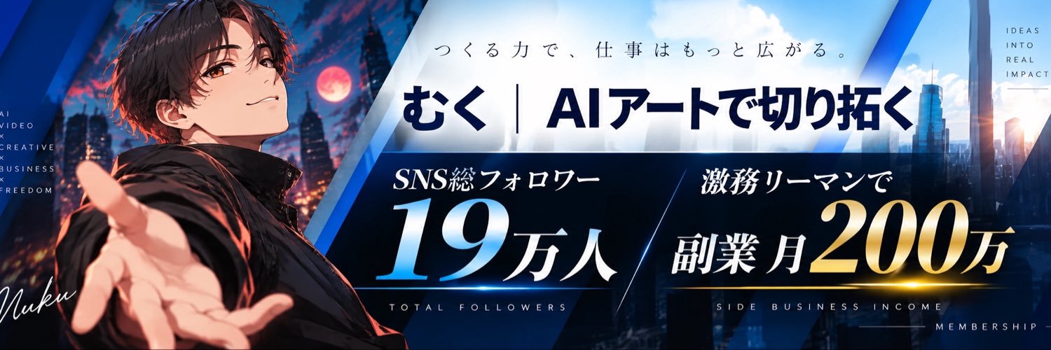 むく | AIアートのプロ's banner