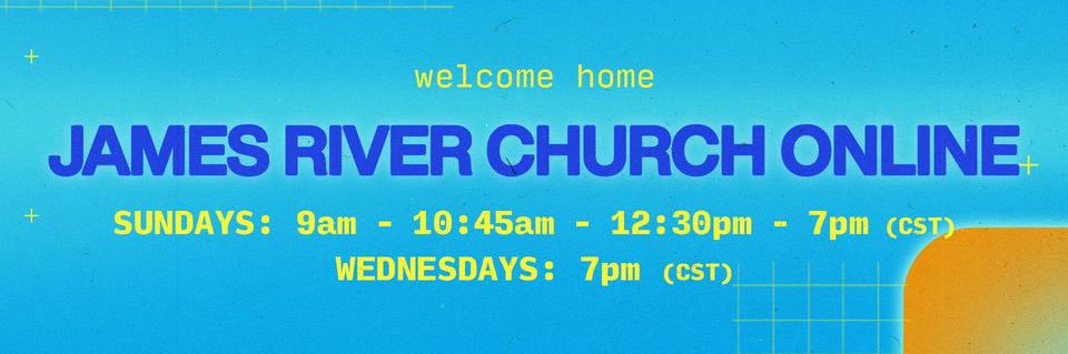 James River Church's banner