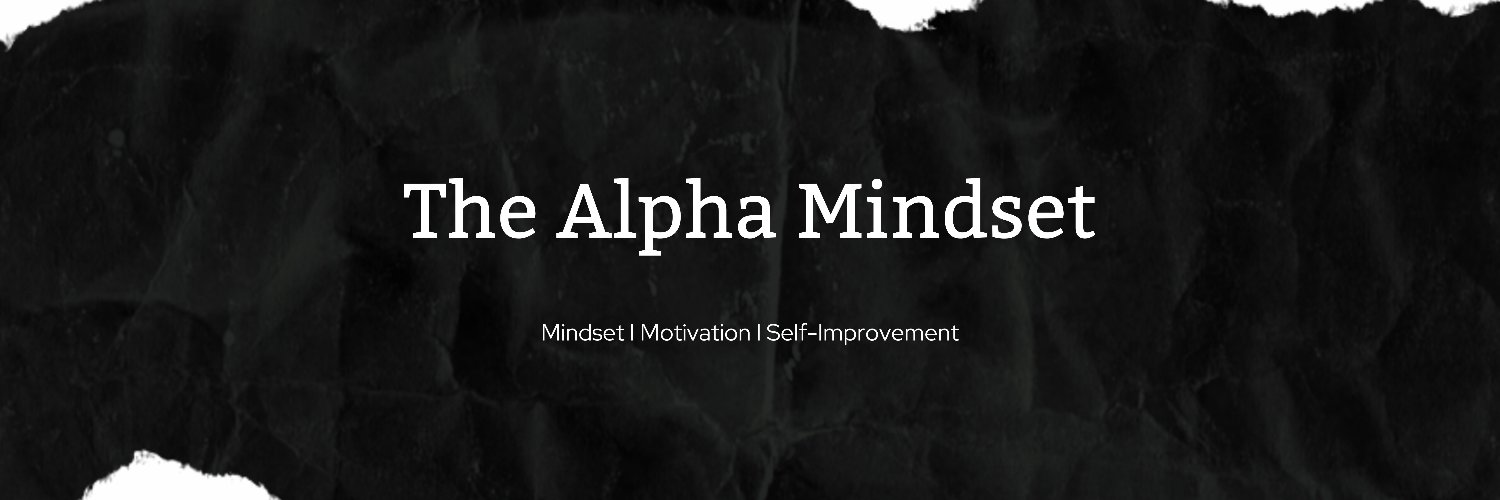 The Alpha Mindset's banner
