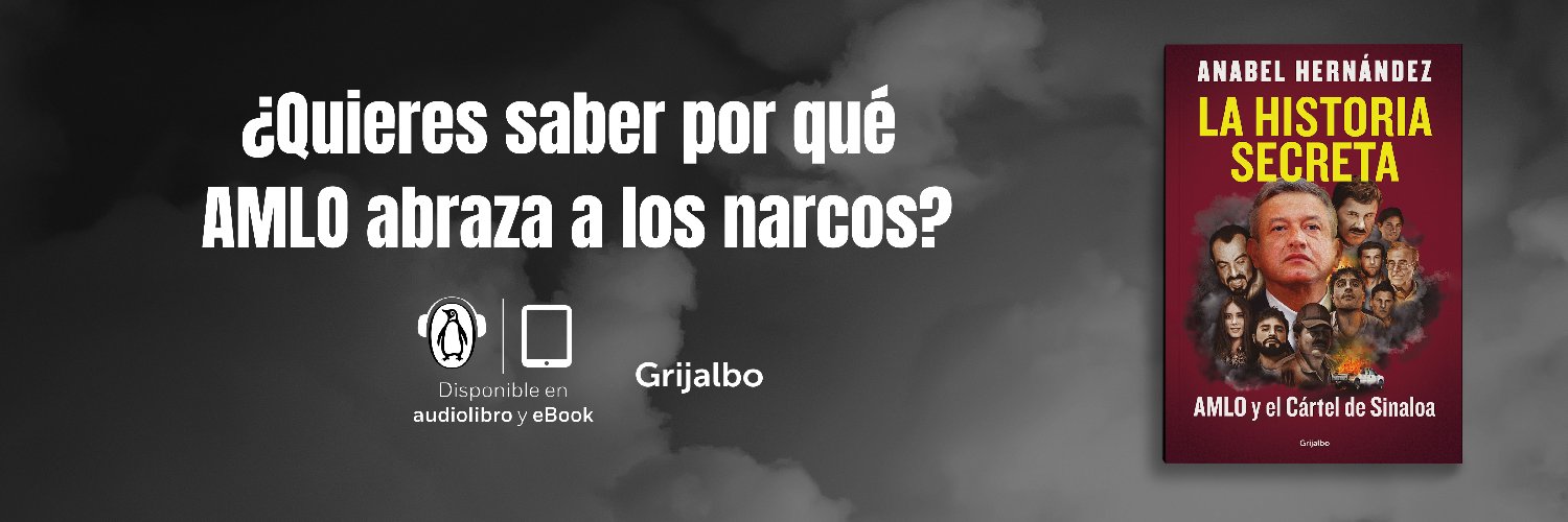 Anabel Hernández's banner