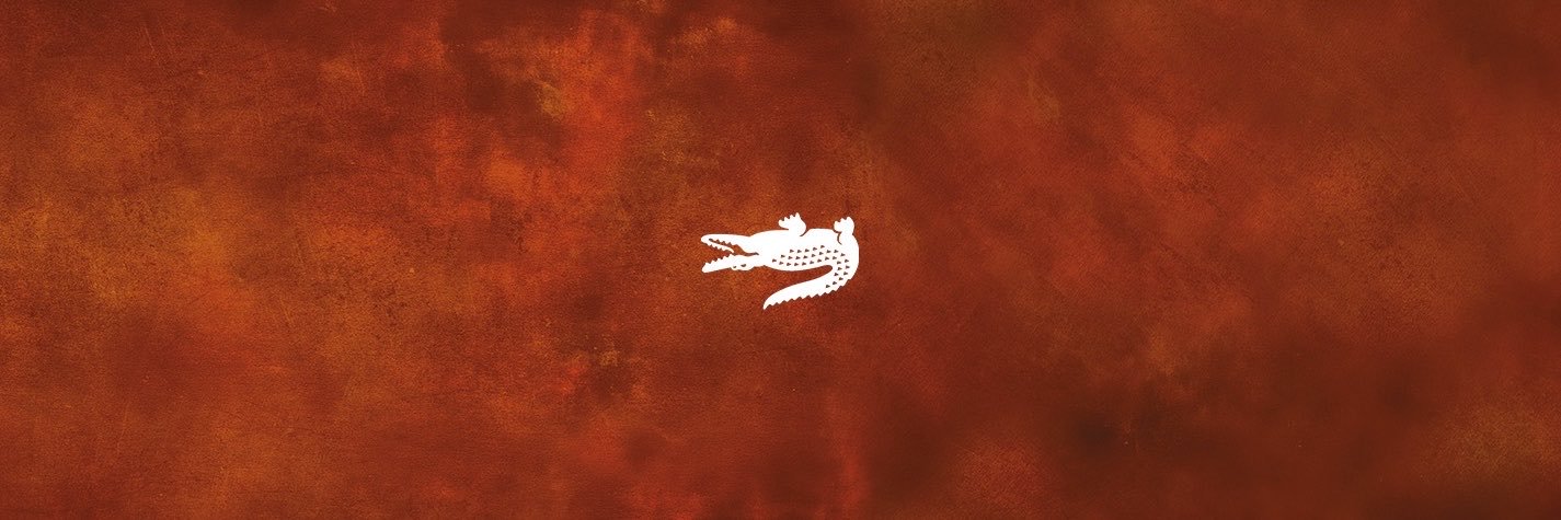 Lacoste's banner