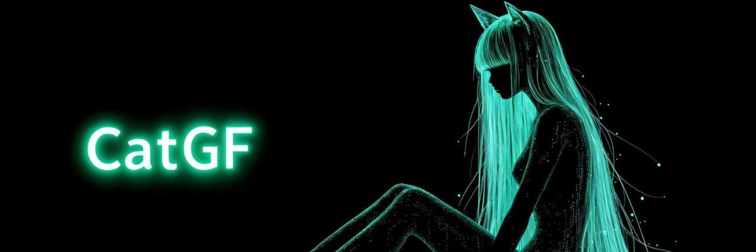 cat girl's banner