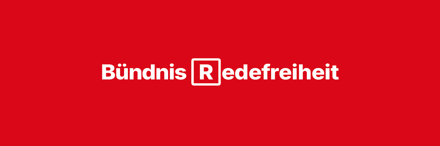 Bündnis Redefreiheit's banner