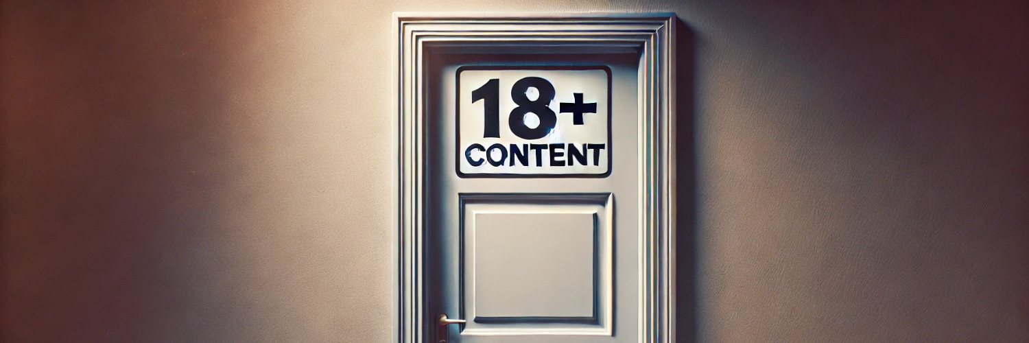 18+ Content's banner