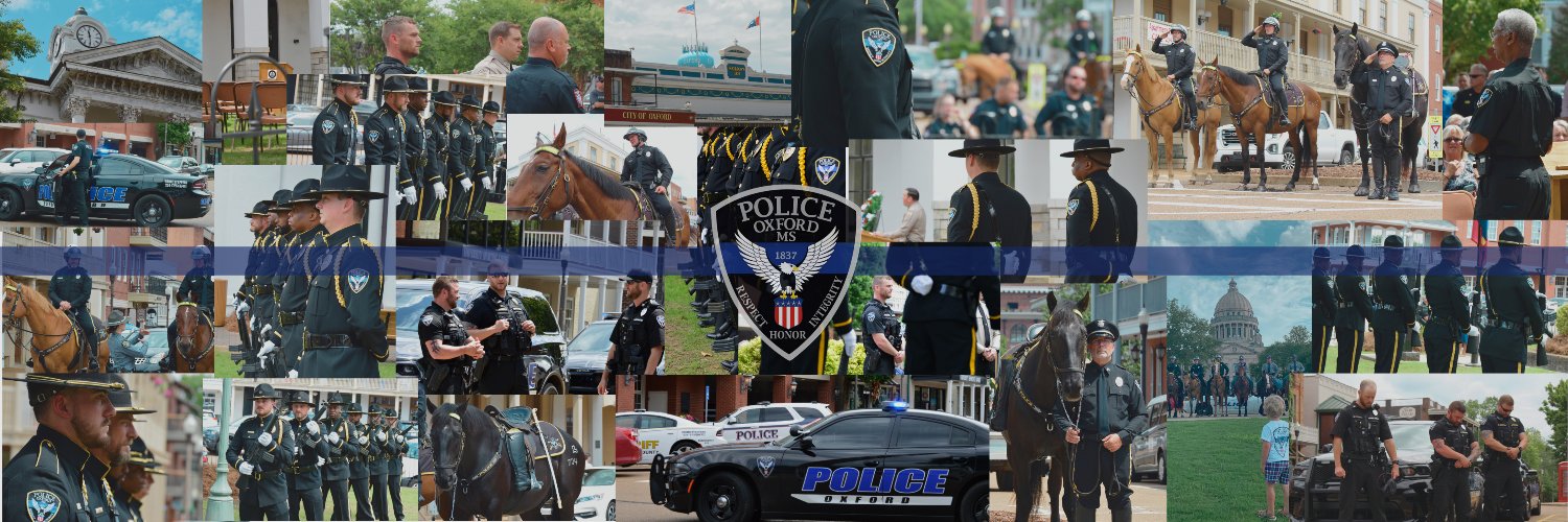 Oxford Police Department's banner