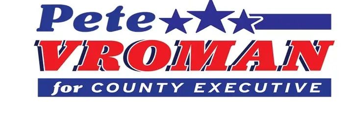 Pete Vroman for Montgomery County Executive's banner