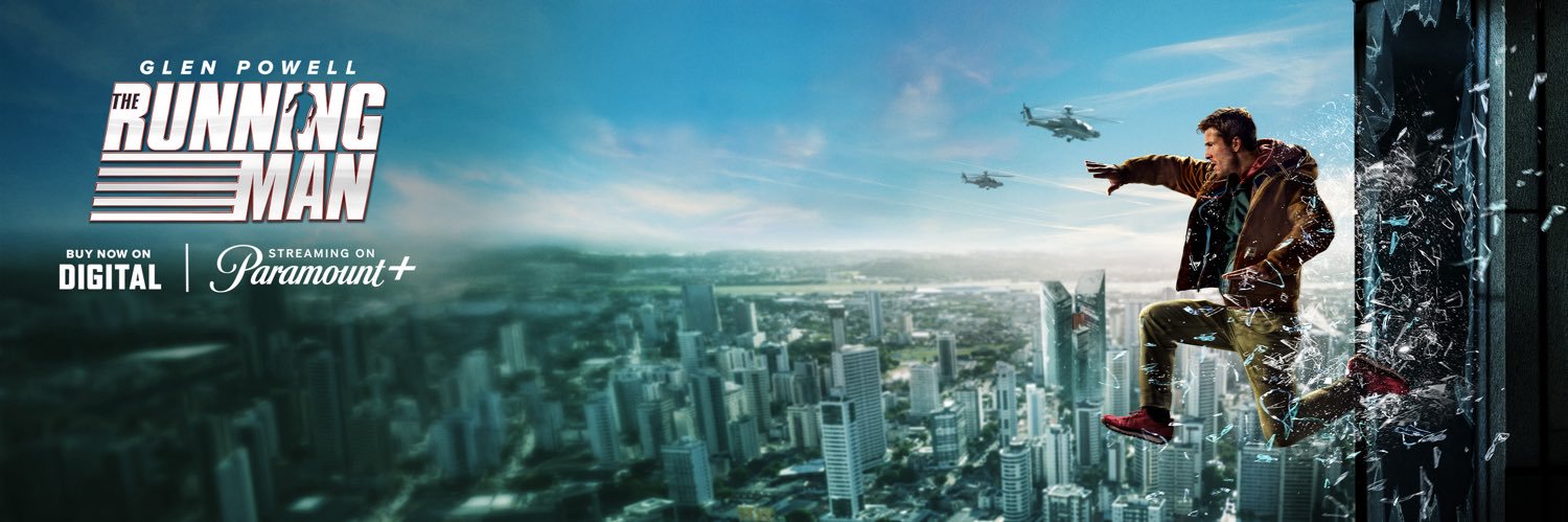 The Running Man Movie's banner