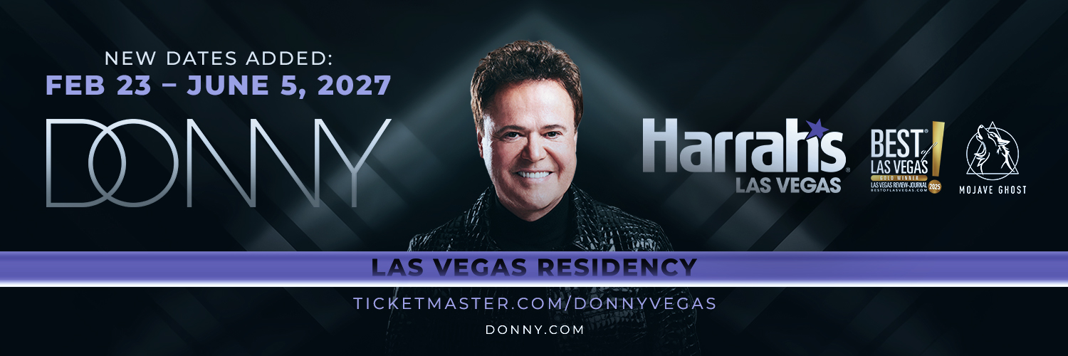 Donny Osmond's banner