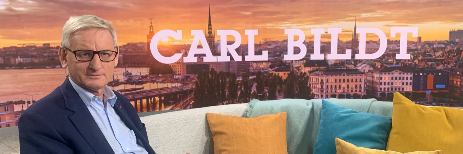 Carl Bildt's banner