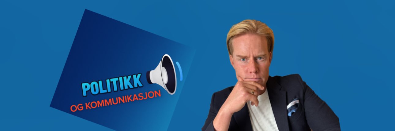 Politikk og kommunikasjon m/Daniel Haugerud's banner