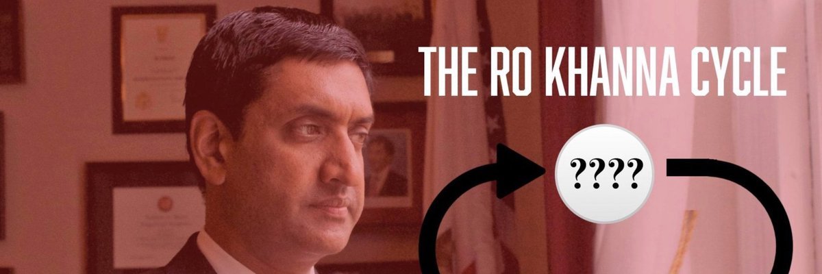 the ro khanna cycle's banner