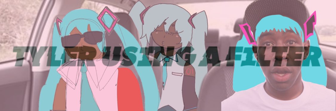 tyler the creator using a filter's banner