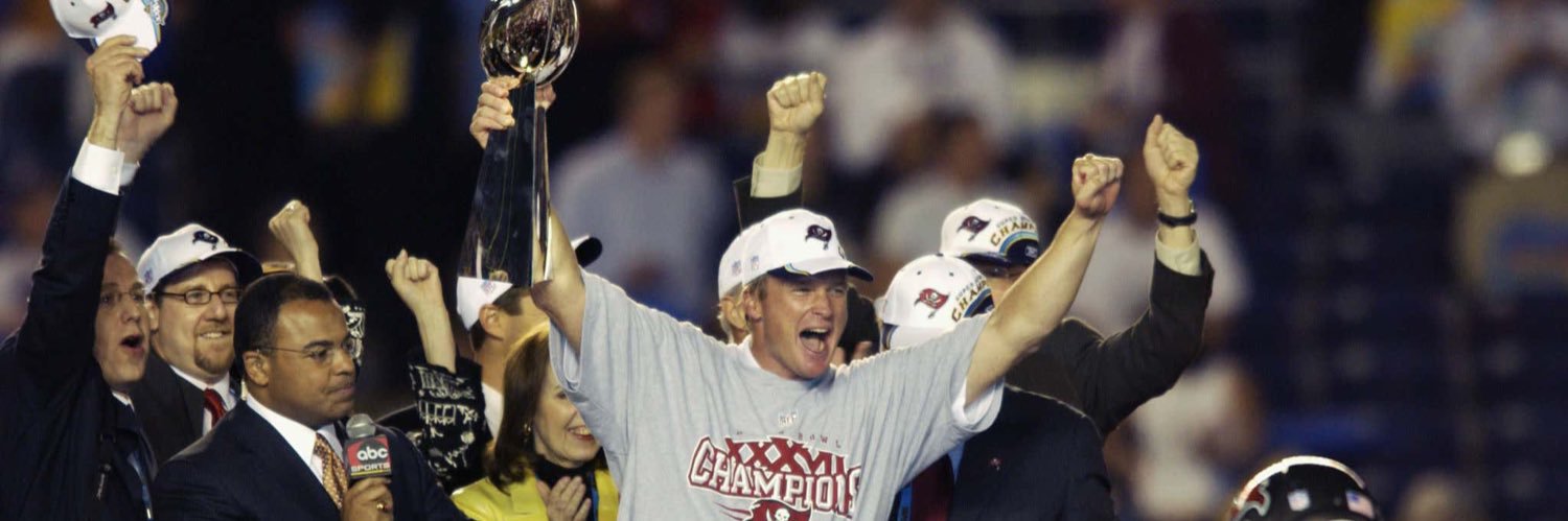 Jon Gruden's banner