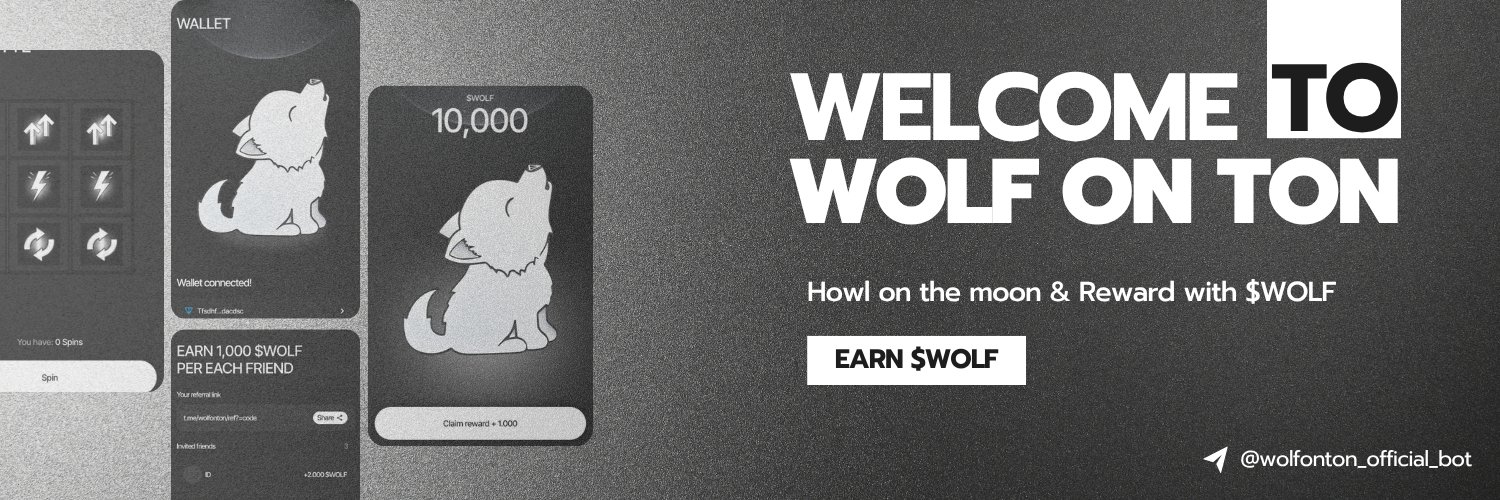 Wolf On Ton's banner