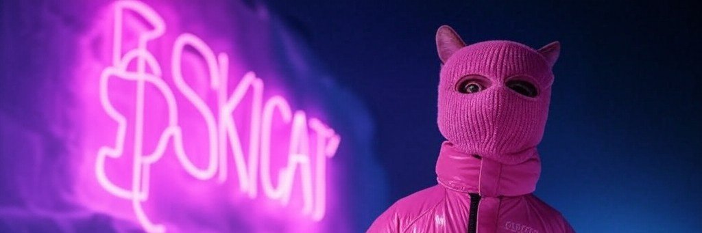Ski Mask Cat's banner
