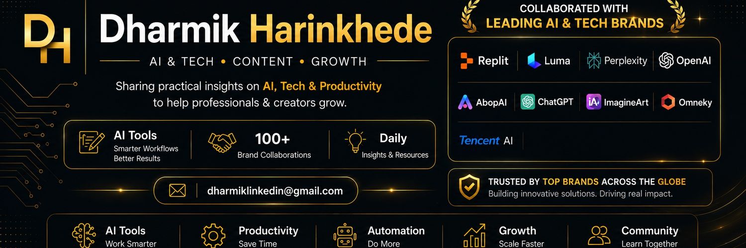 Dharmik Harinkhede's banner