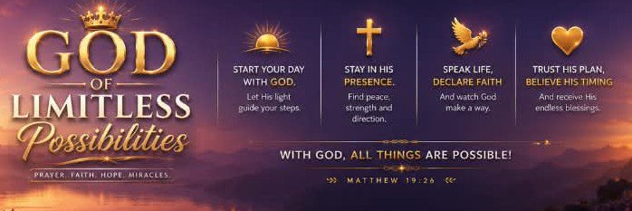 God of Limitless Possibilities's banner