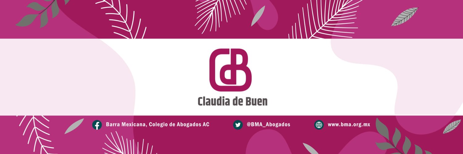 Claudia de Buen Unna's banner