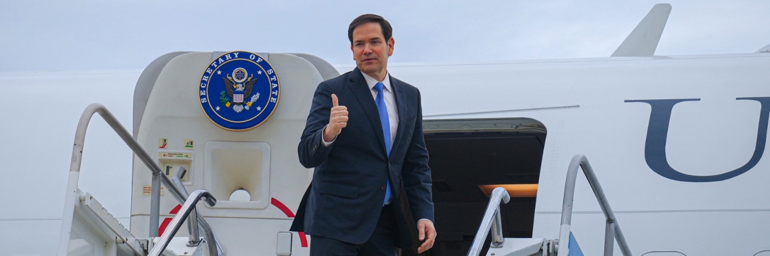 Secretary Marco Rubio's banner