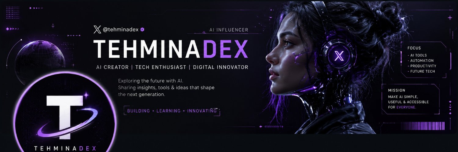 Tehmin X AI's banner