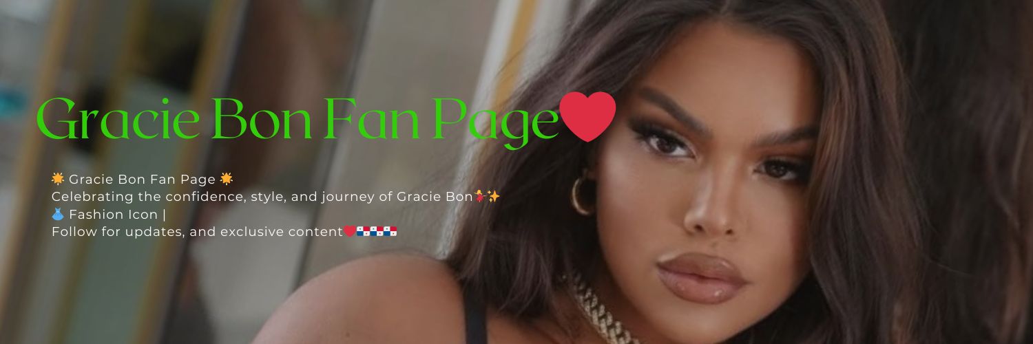 Gracie Bon Fan Page's banner
