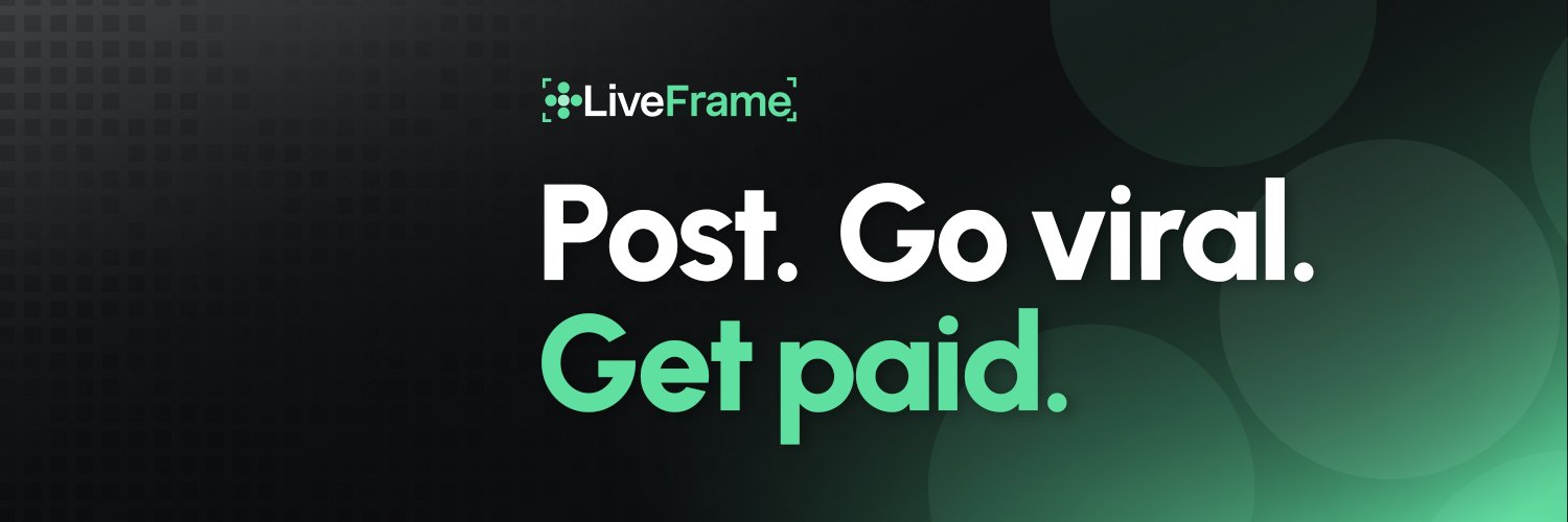 LiveFrame's banner