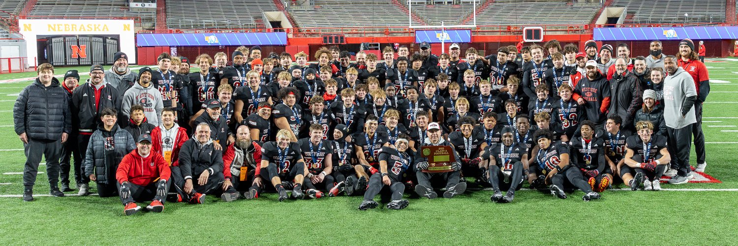 Omaha Westside Warrior Football's banner
