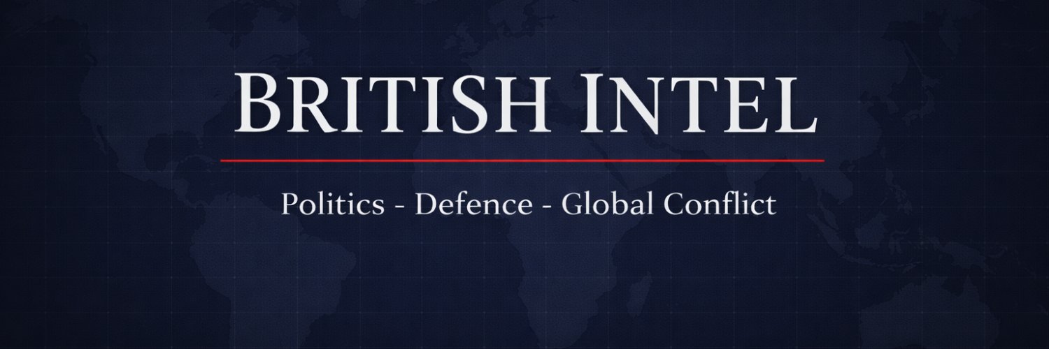 British Intel's banner