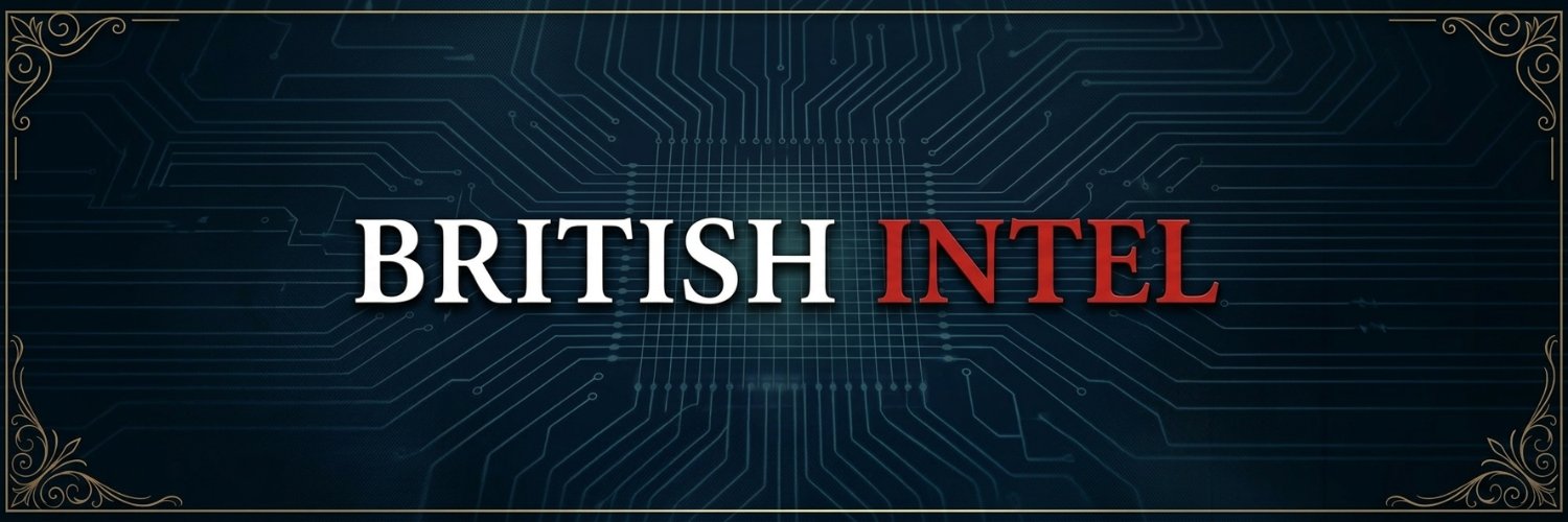 British Intel's banner