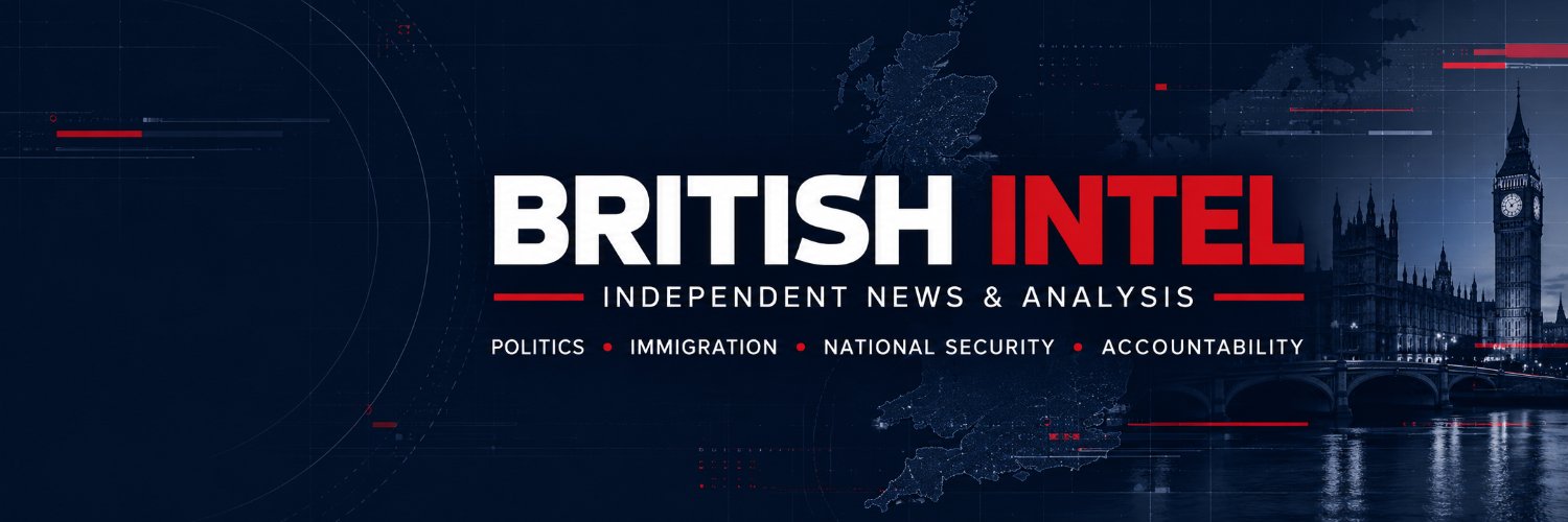 British Intel's banner