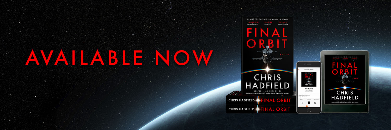 Chris Hadfield's banner